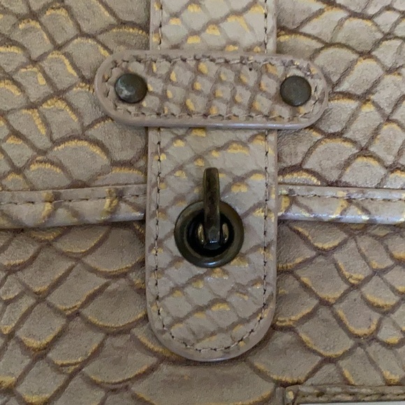 Embossed Snake Leather Wristlet - Picture 8 of 11